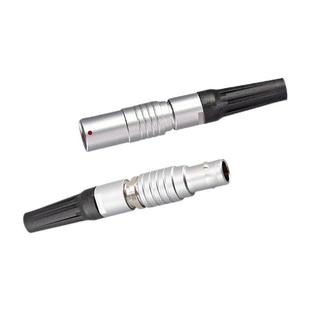 兼容LEMO雷莫0B航空插头PHG空中对接浮动式插座EGG连接器推拉自锁