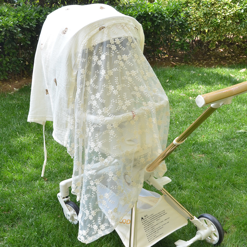 婴儿车蚊帐推车配件遛娃蚊帐罩