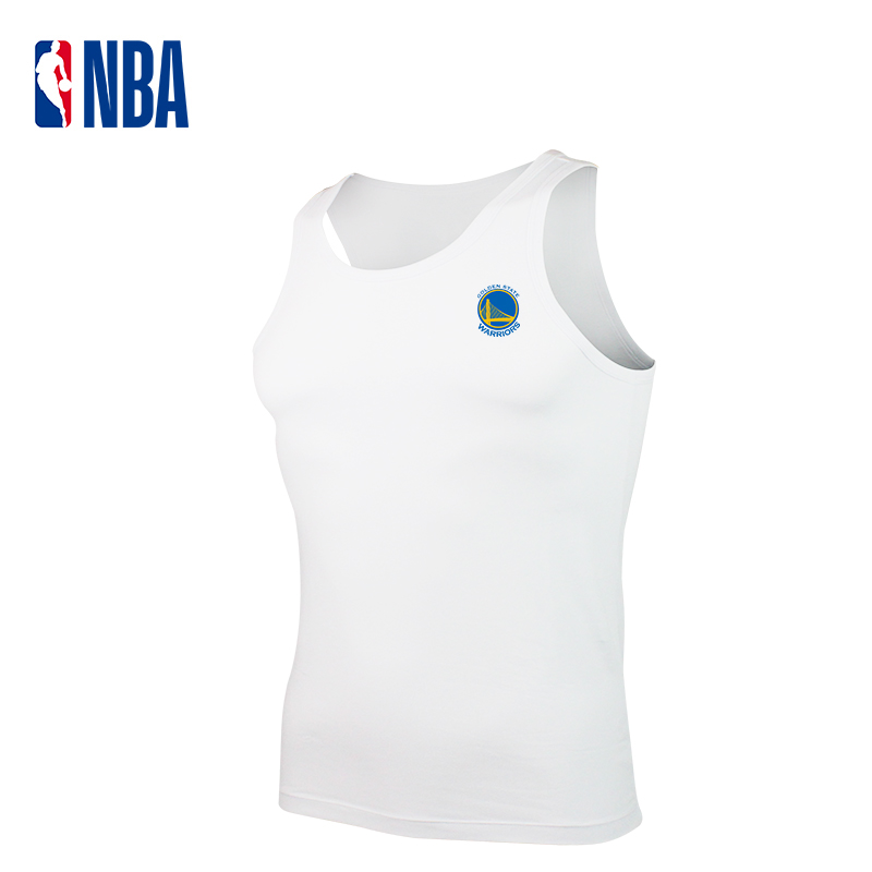 NBA勇士队纯棉背心运动休闲篮球健身内穿打底衣无袖纯棉吸汗透气