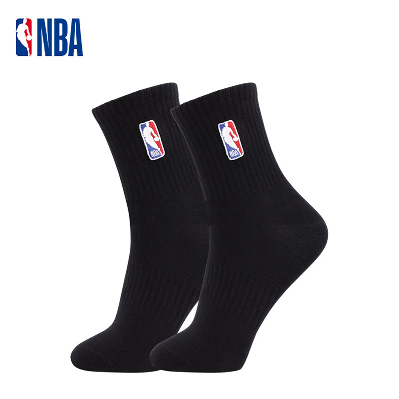 NBA袜子男中筒秋冬运动休闲袜吸汗透气彩色百搭跑步训练袜篮球袜