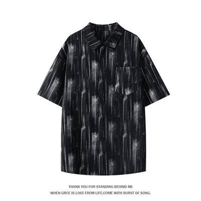 【NOLOGOPLUS】短袖衬衫上衣男