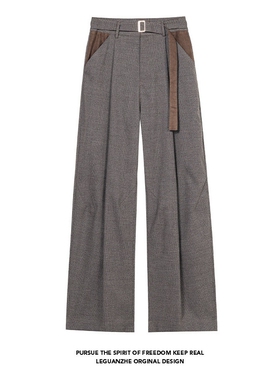 【NO LOGO PLUS】秋季新款休闲美式西裤男士微喇男款高级运动裤子