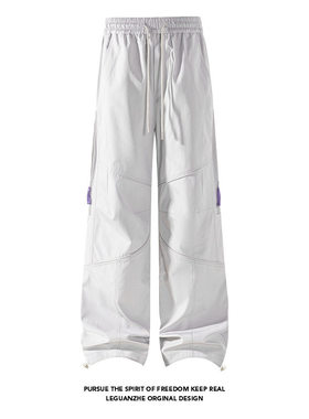 NO LOGO PLUS2026男士拉链休闲裤户外山系登山运动裤三防徒步伞兵