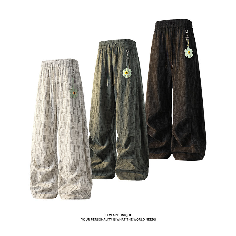 【NOLOGOPLUS】男士长裤肌理格