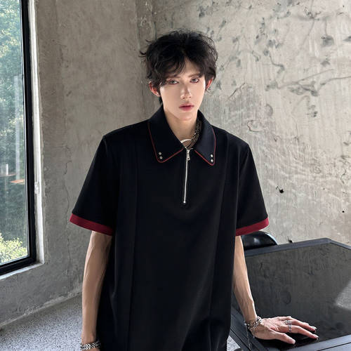 NOLOGOPLUS男士重磅短袖polo衫