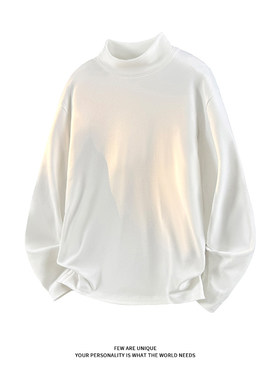 【NO LOGO PLUS】男士款保暖德绒打底衫长袖纯色T恤(拍三送一)