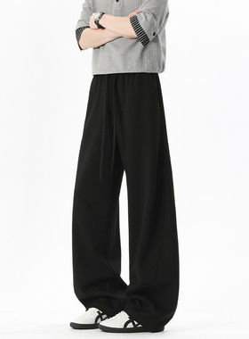 【NO LOGO PLUS】暗物质官网2026春季新款美式潮流男士弯刀卫裤子