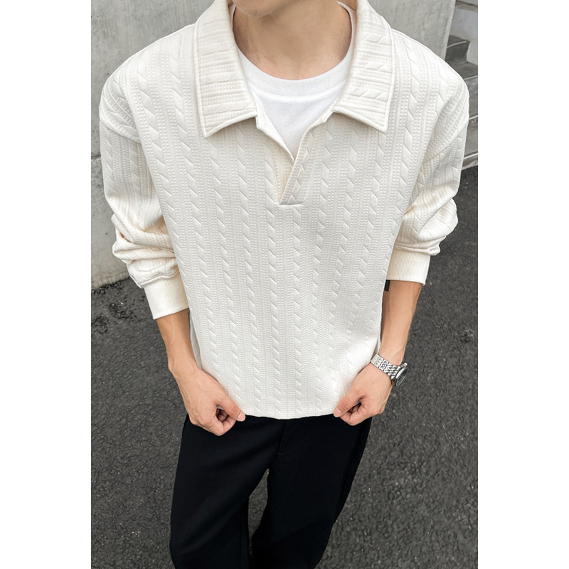 【NO LOGO PLUS】mystyle2026男士薄卫衣大码假两件打底衫休闲长