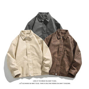 PU皮夹克男士 LOGO mystyle潮流宽松复古机车皮衣 外套 PLUS