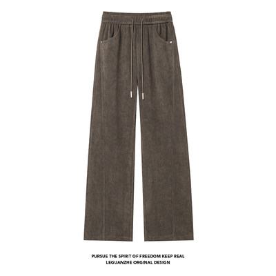 秋季新款2025长裤直筒卫裤休闲裤