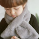儿童围巾秋冬季 男童女童宝宝仿獭兔毛围脖公主潮毛绒小孩婴儿 韩版