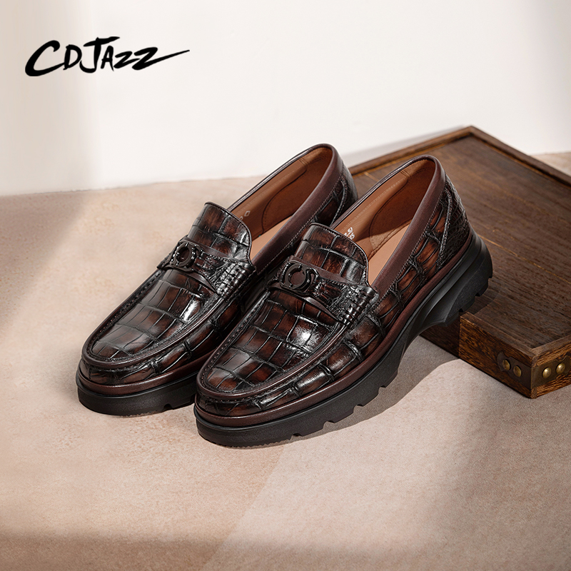 卡地爵士男士一脚蹬豆豆鞋