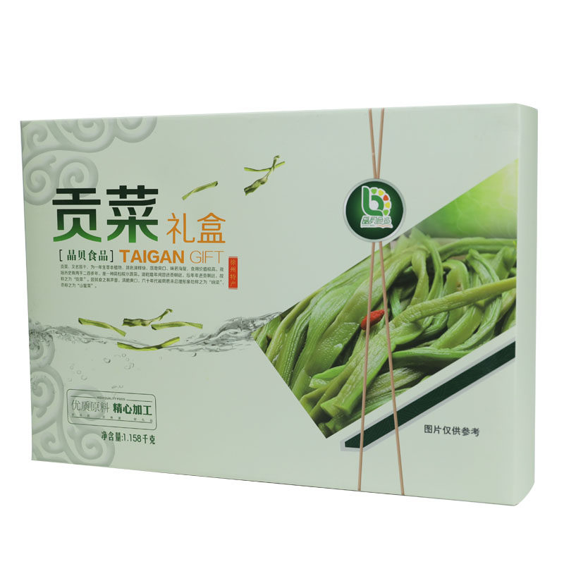 晶贝贡菜礼盒1.158kg/盒苔干响菜凉拌菜酱菜徐州特产厂家直销