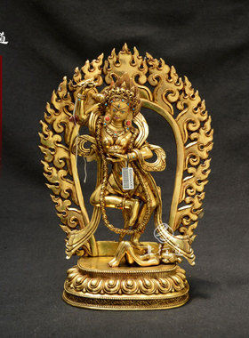 护法像密宗摆件尼泊尔手工