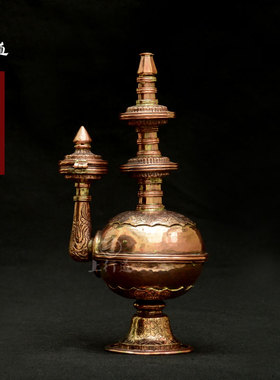 雕花密宗摆件尼泊尔手工