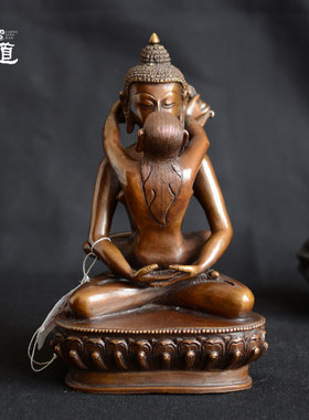 纯铜佛像尼泊尔手工
