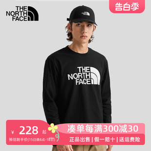 TheNorthFace北面长袖 T恤男女户外运动柔软舒适棉质透气卫衣81MJ