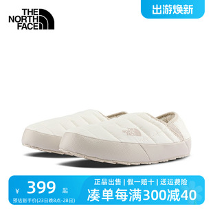 女秋冬户外加绒保暖一脚蹬休闲鞋 TheNorthFace北面保暖棉鞋 3V1H