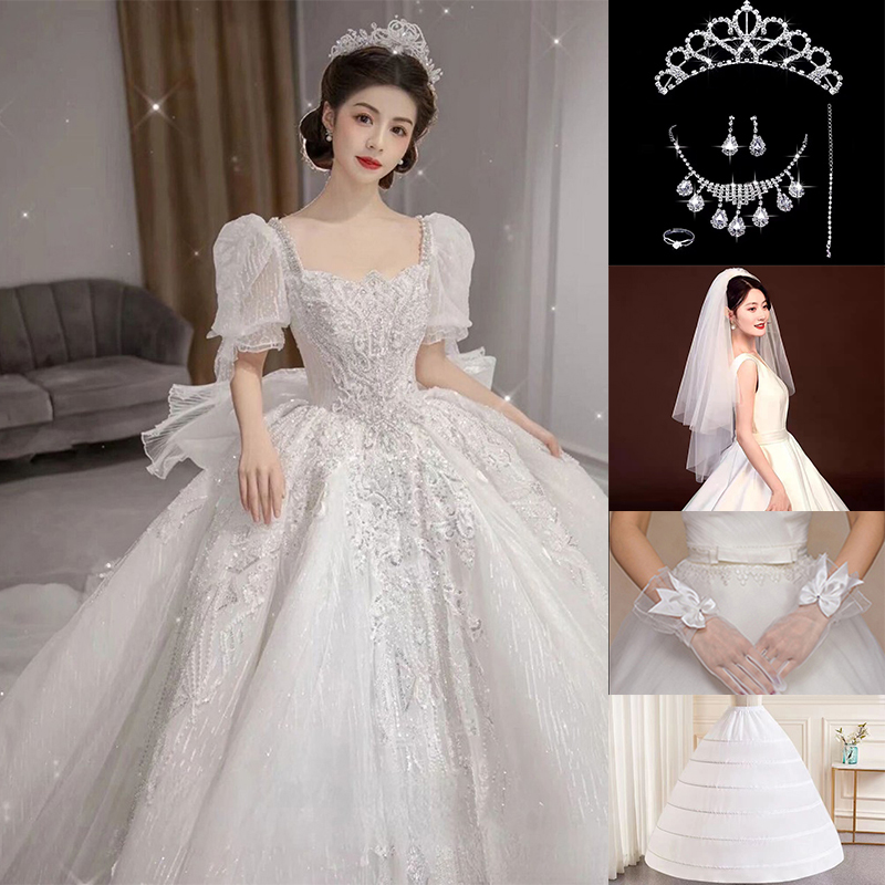  Qiti wedding dress plus eight pieces+3XL   + $9.43 