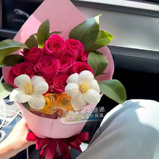 广志送给美伢同款鲜花束速递同城配送生日礼物送女友天津花店北京