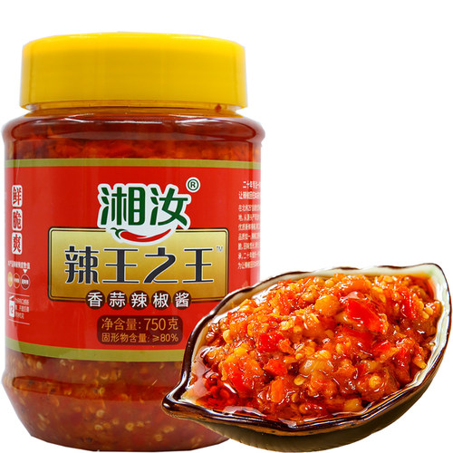 湖南特产农家自制湘汝超辣辣椒酱
