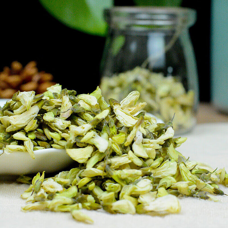 当季新鲜野洋槐花干槐花槐花茶农家绿色食用干野菜散装包邮