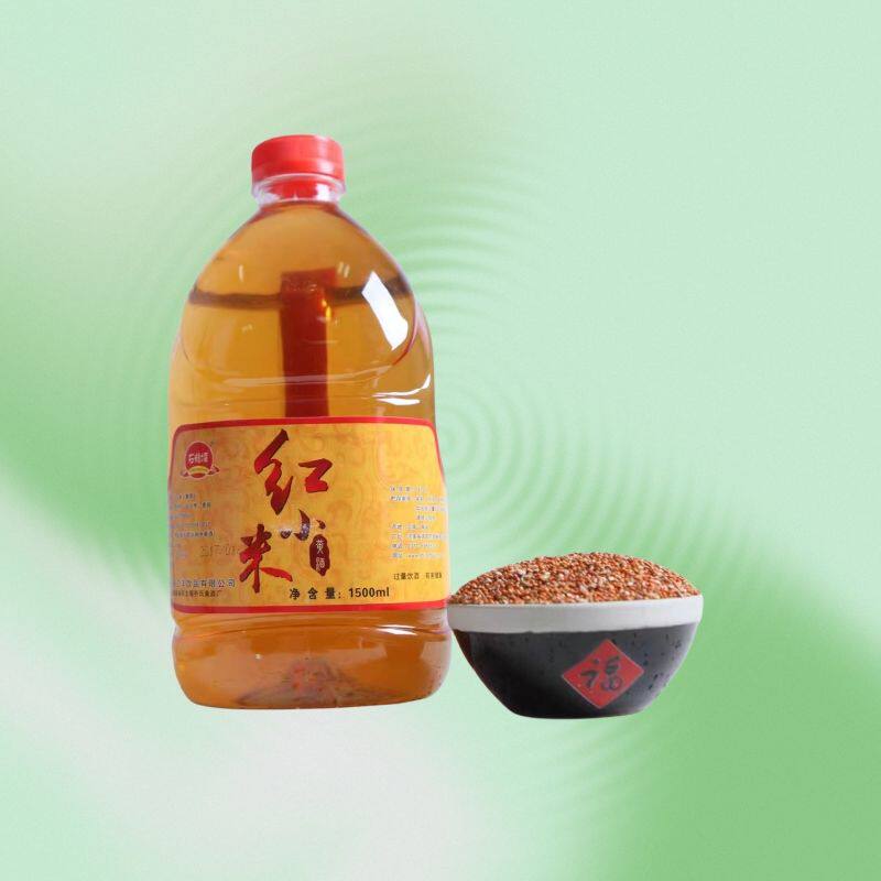河南石龙堰红小米黄酒1500ml*6瓶半甜型壶装河南西峡特产泡阿胶