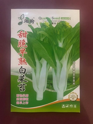 白菜苔菜湘榆多次采收