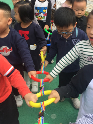 幼儿园排队牵引绳可拆卸