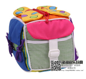 。儿童幼儿园亲子园益智玩具六面拉盒穿衣技能训练系鞋带衣饰力包