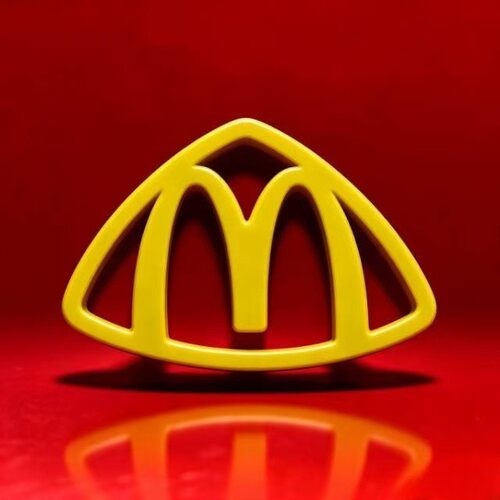 麦当劳迈巴赫车贴3D打印创意装饰品日常生活惊喜冰箱贴小礼物