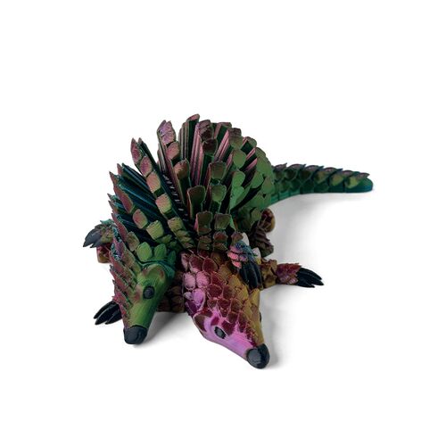 新品3D打印仿真穿山洞甲玩具关节可动桌面摆件儿童玩具现货可批
