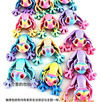 磁性青蛙创意冰箱贴磁力3D打印摆摊爆款小商品抖音最新玩具新款