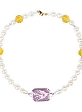 Unlogical Poem小众轻复古贝壳撞色项链 2款