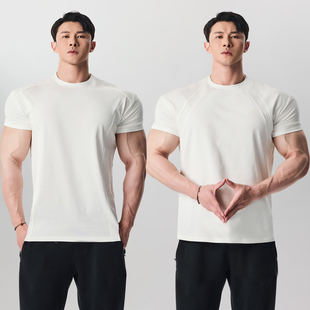 运动健身训练BOXY圆领短袖 GD美式 T恤打底 7A级抑菌凉感科技棉T