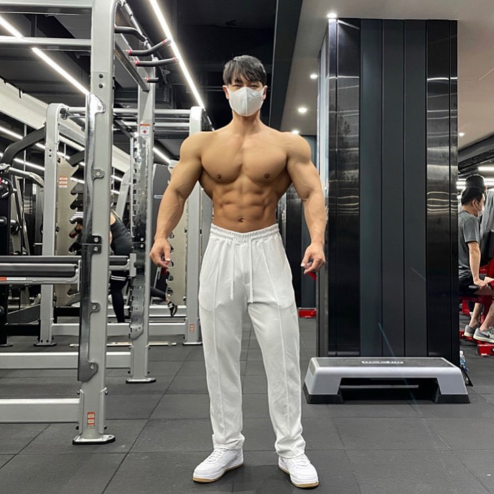 春秋季新款运动长裤男美式直筒宽松垂感休闲健身训练百搭灰色卫裤