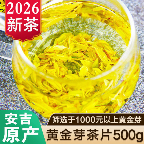 2026年头采明前黄金芽碎茶片500g