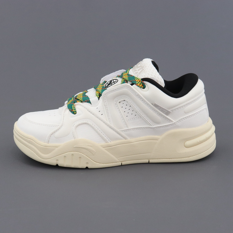 安踏女鞋骜杰板鞋厚底防滑耐磨时尚面包鞋运动休闲鞋122348070