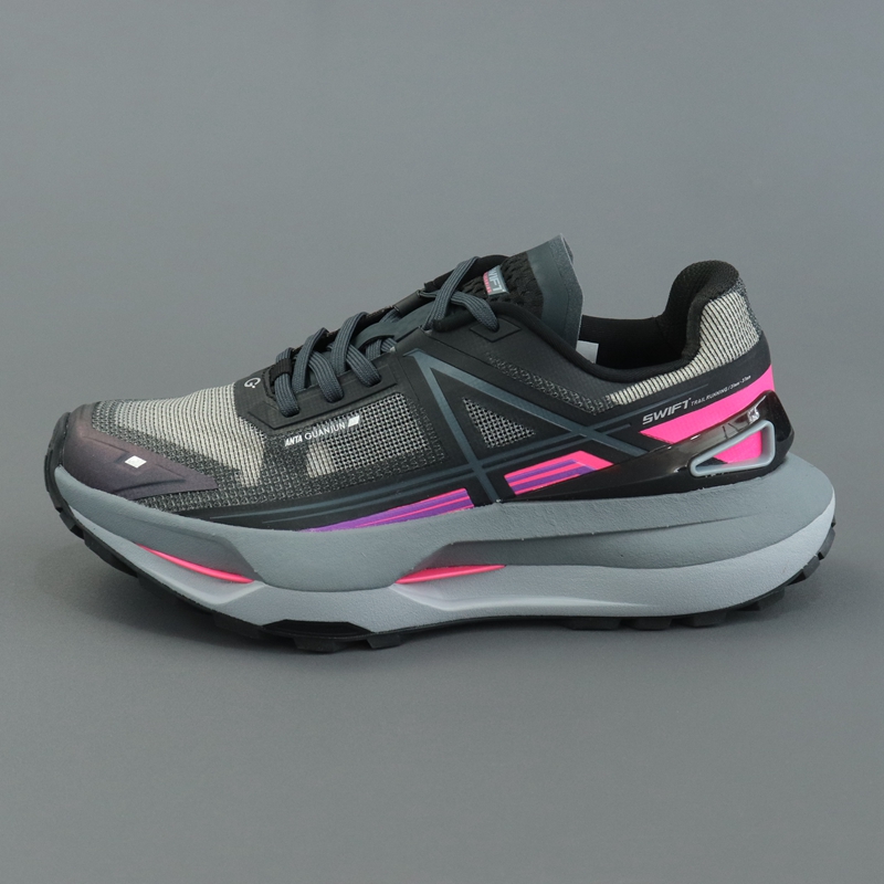 安踏女鞋户外跑鞋夏季网布透气减震回弹防滑运动休闲鞋122426601A