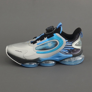 安踏儿童跑鞋男大童春秋气垫革面纽扣减震休闲运动鞋312435583N