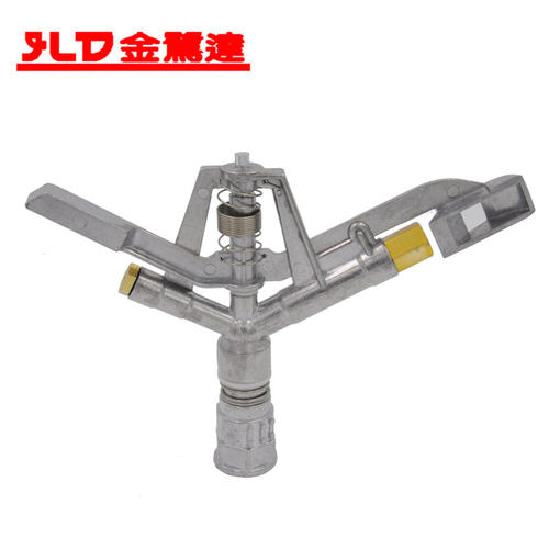 金鹭达 1寸合金旋转式双喷头 草坪园林 摇臂喷头 喷灌 灌溉农业