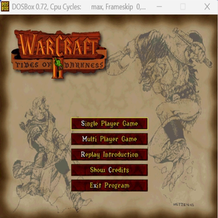 标号 魔兽争霸2 经典 DOS游戏合集300款 G即时战略类游戏PC小游戏