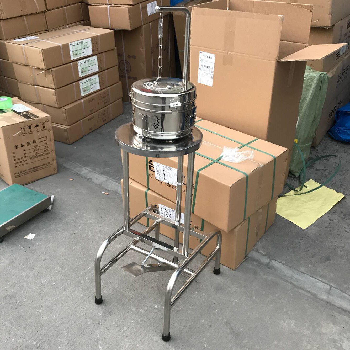 医用304不锈钢贮槽架启闭器储物槽高温消毒器手术室用毛巾消毒盒