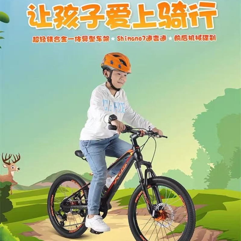 喜德盛儿童自行车变速镁骑士山地车20/22/24寸超轻青少年健身单车