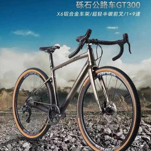 xds喜德盛GT300瓜车砾石公路车碳纤9速油刹越野自行车吴磊推荐