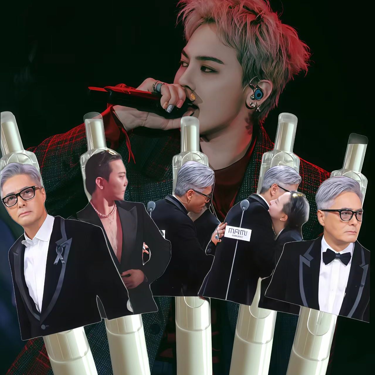 周润发mama颁奖典礼权志龙中性笔