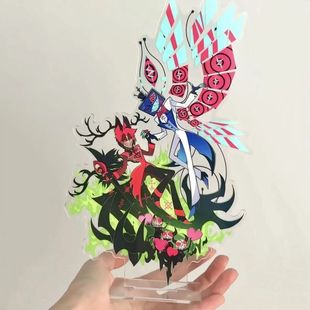 地狱客栈周边自制阿拉斯托VOX甜蜜双人亚克力立牌收藏纪念爆款ins
