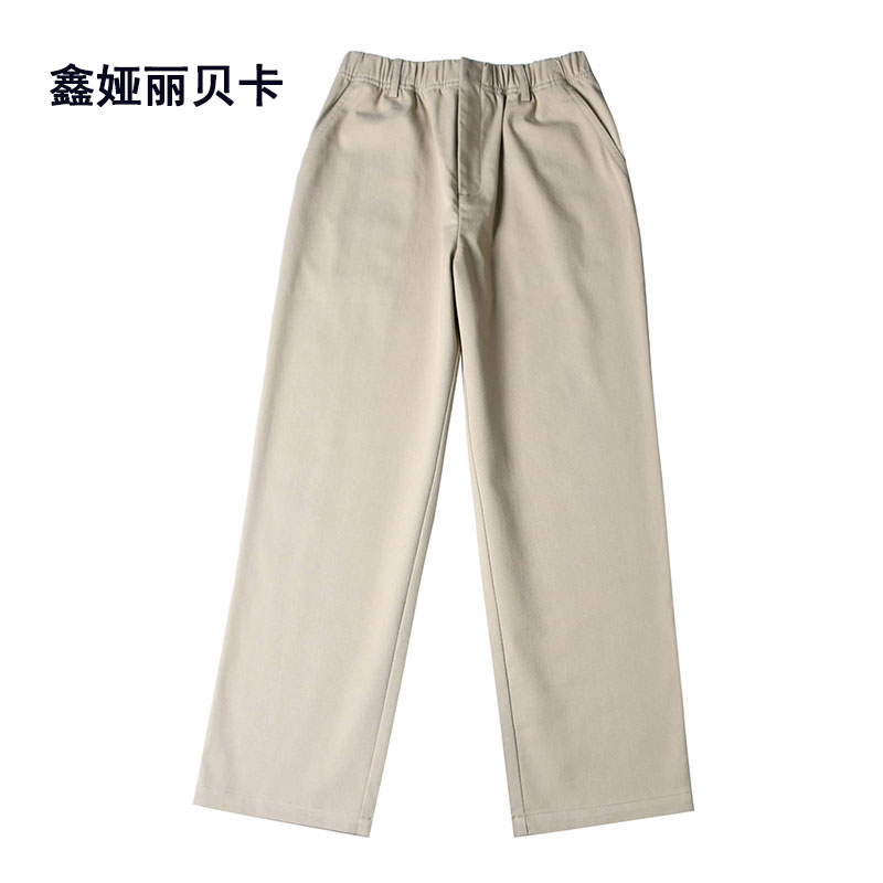 高腰休闲丽贝卡九分裤直筒裤女裤