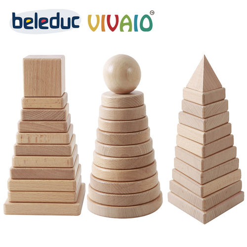 beleducvivaio几何体堆叠积木