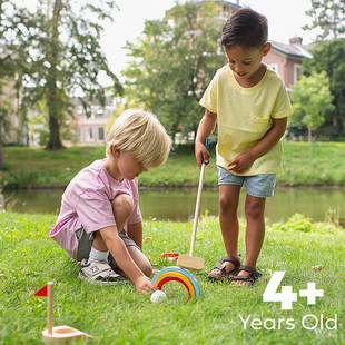 贝乐多BStoys儿童高尔夫球套装玩具 男孩女孩礼物运动击打球4岁+